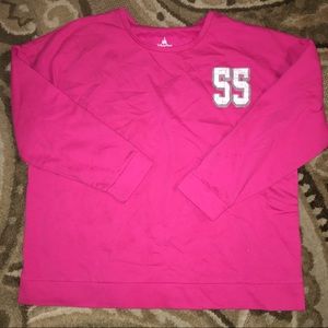 Disney Parks SZ L pink pullover nwot